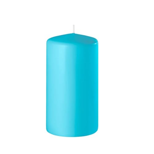 BOUGIE SÉCURITÉ 28H 100*60 - TURQUOISE von Fêter et recevoir