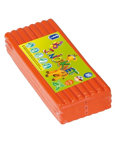 Feuchtmann JUNiORKNET Jumbo-Pack in Orange | 500g weiche Kinderknete im Vorteilspack | vegane glutenfreie Spielknete | Nicht trocknende Knete | ungiftige Modelliermasse | ab 2 Jahren Feuchtmann JUNiORKNET Jumbo-Pack in Orange | 500g weiche Kinderknete im Vorteilspack | vegane glutenfreie Spielknete | Nicht trocknende Knete | ungiftige Modelliermasse | ab 2 Jahren von Feuchtmann