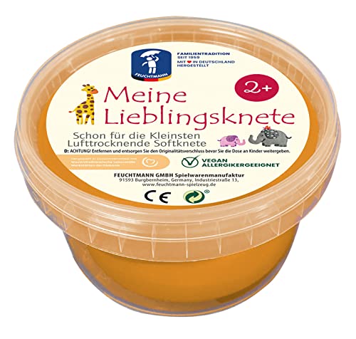 Feuchtmann MEINE LIEBLINGSKNETE Edu Edition 500g Kinderknete Orange, glutenfreie Spielknete vegan, ungiftige Knete, Modelliermasse lufttrocknend Feuchtmann MEINE LIEBLINGSKNETE Edu Edition 500g Kinderknete Orange, glutenfreie Spielknete vegan, ungiftige Knete, Modelliermasse lufttrocknend von Feuchtmann