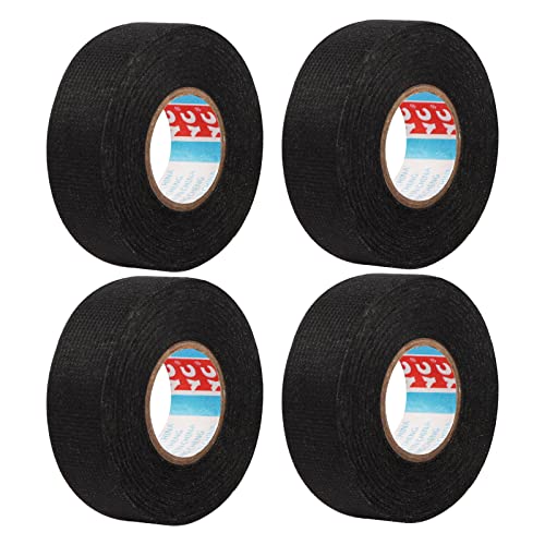 Feuerlos 4 Stück KFZ Gewebeband, 19mm x 15m Klebeband Kabelbaum, Gewebeband Panzerklebeband Kabelbäume Elektriker Band, Auto Kabelbaum Filzband für Kabelbäume Elektrisches Klebeband Feuerlos 4 Stück KFZ Gewebeband, 19mm x 15m Klebeband Kabelbaum, Gewebeband Panzerklebeband Kabelbäume Elektriker Band, Auto Kabelbaum Filzband für Kabelbäume Elektrisches Klebeband von Feuerlos
