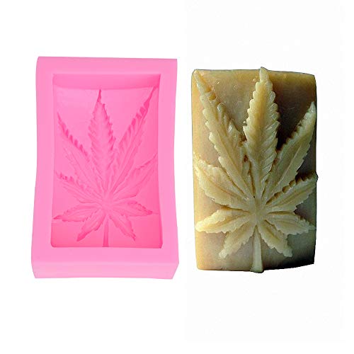 Fewo Silikonform für handgefertigte Bars, Seife, Cannabis, Blätter, Hash, Unkrauten, Hanf, Badebomben, Lotion, 150 ml Fewo Silikonform für handgefertigte Bars, Seife, Cannabis, Blätter, Hash, Unkrauten, Hanf, Badebomben, Lotion, 150 ml von Fewo