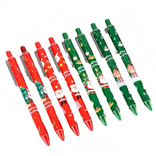 Fexinshern 24 Weihnachten Gel Pen Kugelschreiber mit Motiven, 0,5 mm Strichstärke Fexinshern 24 Weihnachten Gel Pen Kugelschreiber mit Motiven, 0,5 mm Strichstärke von Fexinshern