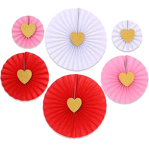Fezf Seidenpapier Pompoms,6 Stück Herz zum Ausschneiden Hochzeit Papier Fans Fächer und Wabenbälle Dekorpapier Kit für Geburtstag Hochzeit Baby Dusche Parteien Hauptdekorationen Fezf Seidenpapier Pompoms,6 Stück Herz zum Ausschneiden Hochzeit Papier Fans Fächer und Wabenbälle Dekorpapier Kit für Geburtstag Hochzeit Baby Dusche Parteien Hauptdekorationen von Fezf