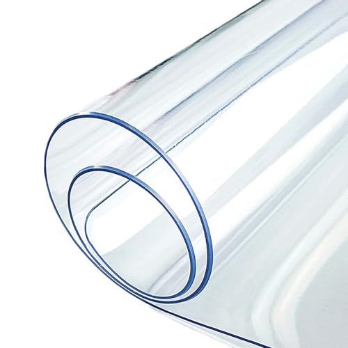 Ffsaacol transparent PVC Tischdecke Tischmatte, Tischschutz Schutzfolie, Wasserdicht Klare Tischdecke, Kratzfest, Hitzebeständig, für Büro-Kommode, Nachttisch3mm,100x190cm/39x75in Ffsaacol transparent PVC Tischdecke Tischmatte, Tischschutz Schutzfolie, Wasserdicht Klare Tischdecke, Kratzfest, Hitzebeständig, für Büro-Kommode, Nachttisch3mm,100x190cm/39x75in von Ffsaacol