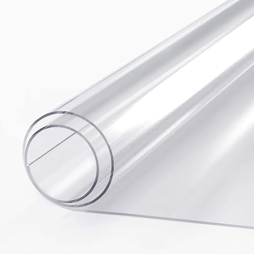 Wasserdicht Transparent Tischdecke, Klar PVC-Tischdecke, Tischdecke Transparent Abwaschbar, Kratzfest, Für Küche Esszimmer 1.5mm, 40x120cm/16x47in Wasserdicht Transparent Tischdecke, Klar PVC-Tischdecke, Tischdecke Transparent Abwaschbar, Kratzfest, Für Küche Esszimmer 1.5mm, 40x120cm/16x47in von Ffsaacol