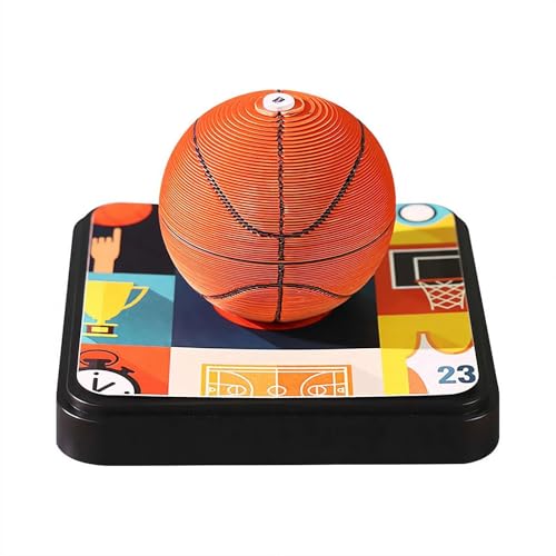 3D-Memoblock – 3D-Kunstkalender 2026, abreißbarer Kalender, Papierskulptur, DIY-Notizblock, Schreibtisch-Ornament für Basketball-/Fußball-Fans, Kollegen und Freunde – einzigartige kreative Geschenke von Fgbetcv