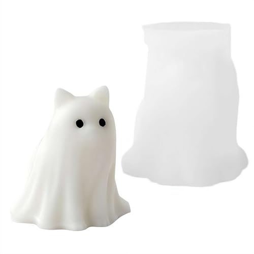 Halloween-Geisterkerzen-Silikonform, Geisterkerzenformen, 3D-Halloween-Kerzenformen, Geister-Silikonform für Epoxidharz, Kerze, handgefertigte Seife, Harz-Seife, Schokoladenform, Heimdekoration Halloween-Geisterkerzen-Silikonform, Geisterkerzenformen, 3D-Halloween-Kerzenformen, Geister-Silikonform für Epoxidharz, Kerze, handgefertigte Seife, Harz-Seife, Schokoladenform, Heimdekoration von Fgbetcv