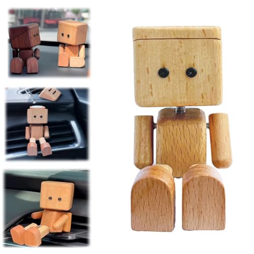 Schüttelnde Holzfigur, handgefertigte schüttelnde Füße, Holzpuppe mit mehreren magnetischen Dekorationen, moderne kreative Schreibtisch-Ornamente, kleine nerdige Puppen für Zuhause, Büro Schüttelnde Holzfigur, handgefertigte schüttelnde Füße, Holzpuppe mit mehreren magnetischen Dekorationen, moderne kreative Schreibtisch-Ornamente, kleine nerdige Puppen für Zuhause, Büro von Fgbetcv