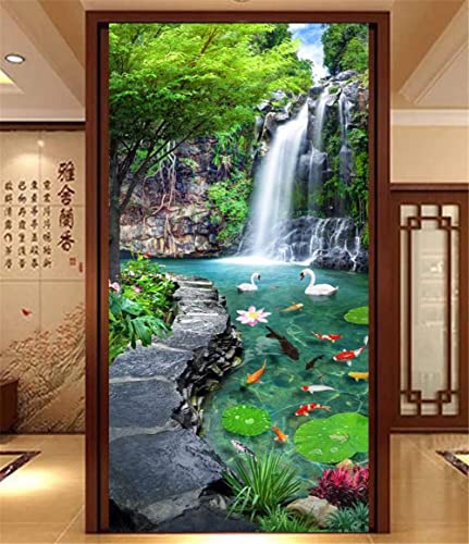 50x150cm Groß Diamond Painting Set Wasserfall Karpfen 5D Diamont Painting Bilder, Diamant Painting Kinder Full Round Diamond Dots Crystal Art Erwachsene DIY Diamond Art für Aesthetic Room Decor 50x150cm Groß Diamond Painting Set Wasserfall Karpfen 5D Diamont Painting Bilder, Diamant Painting Kinder Full Round Diamond Dots Crystal Art Erwachsene DIY Diamond Art für Aesthetic Room Decor von Fheeao