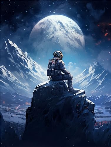 Astronaut Malen Nach Zahlen Erwachsene, Mond Malen Nach Zahlen Klein 20x30cm, DIY Handgemalt Ölgemälde Kit für Anfänger Bastelset Erwachsene, Acrylfarben Set Wand Deko Bilder Ohne Rahmen, Geschenk Astronaut Malen Nach Zahlen Erwachsene, Mond Malen Nach Zahlen Klein 20x30cm, DIY Handgemalt Ölgemälde Kit für Anfänger Bastelset Erwachsene, Acrylfarben Set Wand Deko Bilder Ohne Rahmen, Geschenk von Fheeao