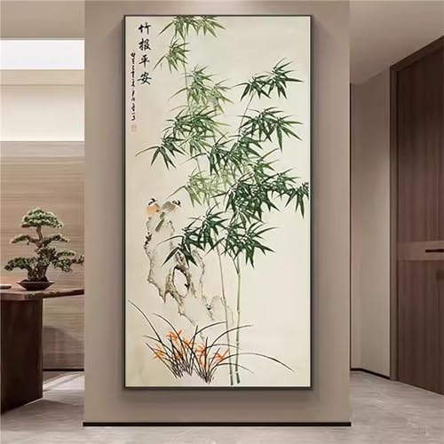 Diamond Painting Erwachsene Groß XXL 55x25cm 5D DIY Diamant Painting Bilder Bambus Diamond Art Painting Kits Vollbild Bambusblatt Diamond Painting Kinder Kreuzstich Gemälde Set für Home Wand Dekor Diamond Painting Erwachsene Groß XXL 55x25cm 5D DIY Diamant Painting Bilder Bambus Diamond Art Painting Kits Vollbild Bambusblatt Diamond Painting Kinder Kreuzstich Gemälde Set für Home Wand Dekor von Fheeao