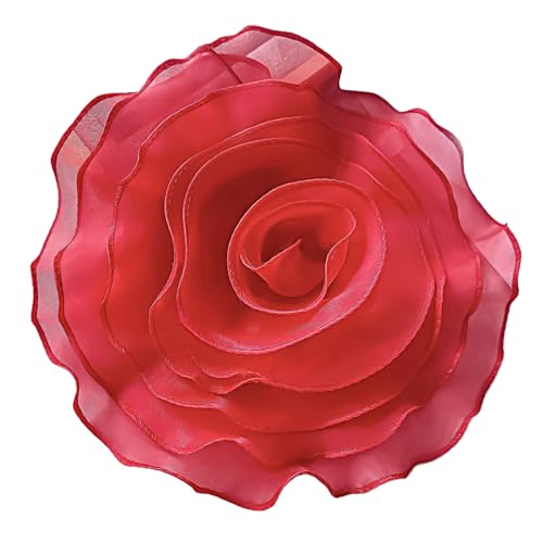 3D Stoffblume Applikationen Handgefertigte Kleiderhandwerk Traditionelle Kostümkleidungsstoffe Tanzkostüm Nähflecken von Fhkpsqkcn