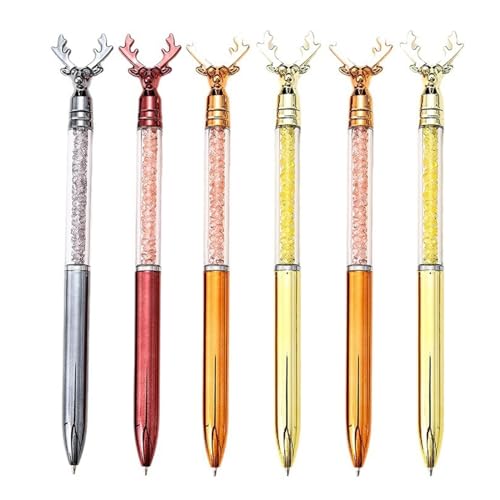 6pcs Antler Ballpoint Stift Neuheit Schreiben Stift Twist Action Kugelschreiber Für Kid Belohnung Weihnachtsstrumpffüller 6pcs Antler Ballpoint Stift Neuheit Schreiben Stift Twist Action Kugelschreiber Für Kid Belohnung Weihnachtsstrumpffüller von Fhkpsqkcn