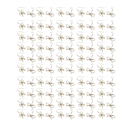 Bulk 50 Stück Robuste Legierung Bowknot Ohrring Haken Mit Backs Accessoire Für Frauenschmuckverbindungen Vorräte Bulk 50 Stück Robuste Legierung Bowknot Ohrring Haken Mit Backs Accessoire Für Frauenschmuckverbindungen Vorräte von Fhkpsqkcn