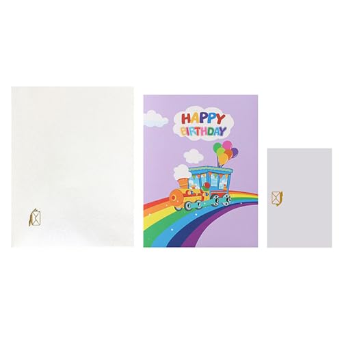 Fhkpsqkcn 3d Regenbogen Geburtstagskarte Handgefertigte Grußkarte Für Unvergessliche Wünsche Mit Umschlag Rainbow Und Train Surprise Card Fhkpsqkcn 3d Regenbogen Geburtstagskarte Handgefertigte Grußkarte Für Unvergessliche Wünsche Mit Umschlag Rainbow Und Train Surprise Card von Fhkpsqkcn