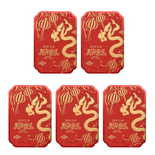 Fhkpsqkcn Paket Mit 5 Chinesischen Neujahrsgrußkarten Mit Umschlägen 2025 Jahr Der Snake Present Card Für Kinderfamilienfreund Fhkpsqkcn Paket Mit 5 Chinesischen Neujahrsgrußkarten Mit Umschlägen 2025 Jahr Der Snake Present Card Für Kinderfamilienfreund von Fhkpsqkcn