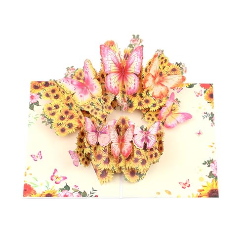 Fhkpsqkcn Popup Butterfly Geburtstagskarten Handgefertigte Blumengrußkarten Mit Umschlag Für Männer Und Frauen Besonderen Fhkpsqkcn Popup Butterfly Geburtstagskarten Handgefertigte Blumengrußkarten Mit Umschlag Für Männer Und Frauen Besonderen von Fhkpsqkcn