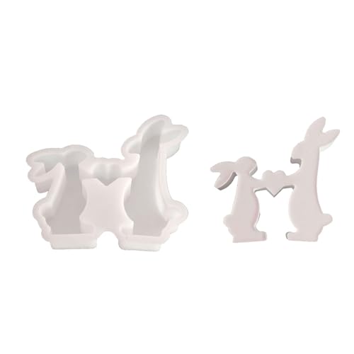 Kaninchenkerze Schimmelpilze Herz Kaninchen Silikonform Handgefertigtes Handwerk Epoxidharz Gussformen Schokoladendekorationsinstrument Kaninchenkerze Schimmelpilze Herz Kaninchen Silikonform Handgefertigtes Handwerk Epoxidharz Gussformen Schokoladendekorationsinstrument von Fhkpsqkcn