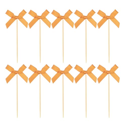 Fhsqwernm 10 kreative Cupcake-Topper mit Schleife, für Geburtstags- und Brautpartys, romantische Motto-Party-Kuchendekorationen Fhsqwernm 10 kreative Cupcake-Topper mit Schleife, für Geburtstags- und Brautpartys, romantische Motto-Party-Kuchendekorationen von Fhsqwernm