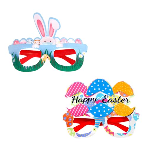 Fhsqwernm Brillenrahmen mit Ostermotiv für Ostern, Feiern, Partyzubehör, geeignet für Kinder und Erwachsene Fhsqwernm Brillenrahmen mit Ostermotiv für Ostern, Feiern, Partyzubehör, geeignet für Kinder und Erwachsene von Fhsqwernm
