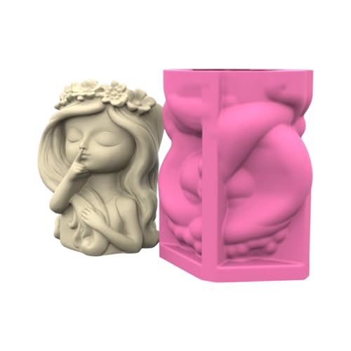 Lebensmittelqualität Silikonhandwerksform Für Einzigartige Pflanzentöpfe Entzückende Mädchen Designs Flexible Kunstprojekt Essentielles Werkzeug Künstlerische Zement Pflanzer Silikonform Lebensmittelqualität Silikonhandwerksform Für Einzigartige Pflanzentöpfe Entzückende Mädchen Designs Flexible Kunstprojekt Essentielles Werkzeug Künstlerische Zement Pflanzer Silikonform von Fhsqwernm