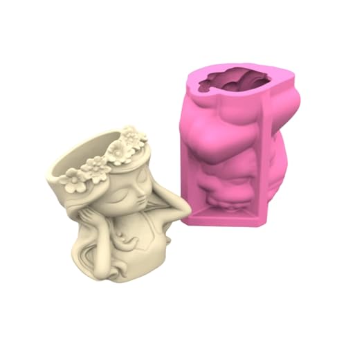 Lebensmittelqualität Silikonhandwerksform Für Einzigartige Pflanzentöpfe Entzückende Mädchen Designs Flexible Kunstprojekt Essentielles Werkzeug Künstlerische Zement Pflanzer Silikonform Lebensmittelqualität Silikonhandwerksform Für Einzigartige Pflanzentöpfe Entzückende Mädchen Designs Flexible Kunstprojekt Essentielles Werkzeug Künstlerische Zement Pflanzer Silikonform von Fhsqwernm