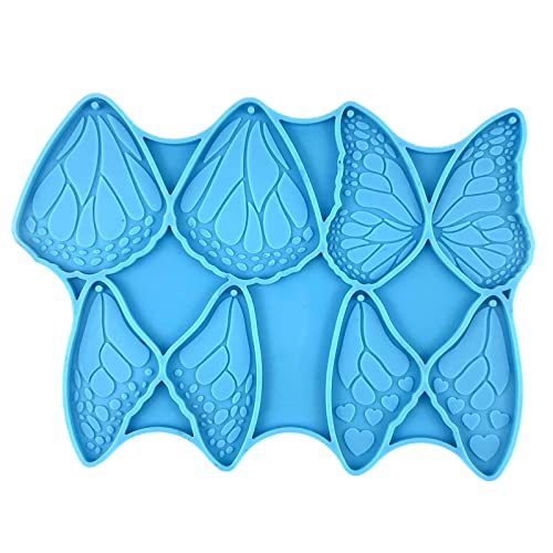 Silikonform für Ohrringe, Schmetterling, Epoxidharz, für Anhänger, Schmuckherstellung, Schlüsselanhänger, Silikonform Silikonform für Ohrringe, Schmetterling, Epoxidharz, für Anhänger, Schmuckherstellung, Schlüsselanhänger, Silikonform von Fhsqwernm