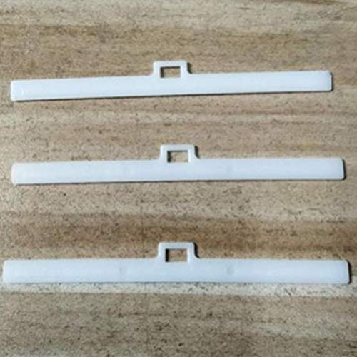 Fiacvrs Vertikale Jalousienklammern, Reparatur-Clips, Fenster-Lamellen-Aufhänger, Kettenglieder, Werkzeugfreie Installation, Kunststoff, Weiß, 127 Mm. Fiacvrs Vertikale Jalousienklammern, Reparatur-Clips, Fenster-Lamellen-Aufhänger, Kettenglieder, Werkzeugfreie Installation, Kunststoff, Weiß, 127 Mm. von Fiacvrs