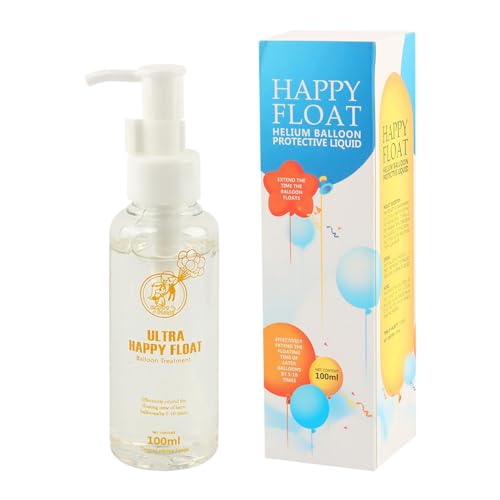 Hi Float, Ultra Helium hi Float Latex Balloon Treatment kit, 50/100 ml Heliumballon Schutzflüssigkeit, umweltfreundliche Ballons Schutzflüssigkeit mit Pumpe für Latexballons, hi flo von Fiacvrs