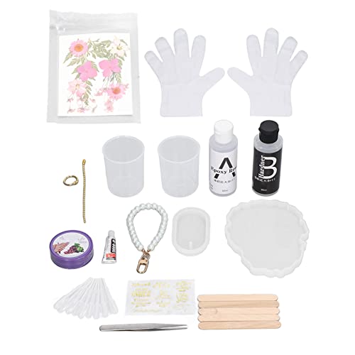 Fictory Epoxidharz-Untersetzer-Set, DIY-Bastelset, wiederverwendbare Silikonform mit getrockneten Blumen, einzigartiges Geschenk für kreative Heimdekoration Fictory Epoxidharz-Untersetzer-Set, DIY-Bastelset, wiederverwendbare Silikonform mit getrockneten Blumen, einzigartiges Geschenk für kreative Heimdekoration von Fictory