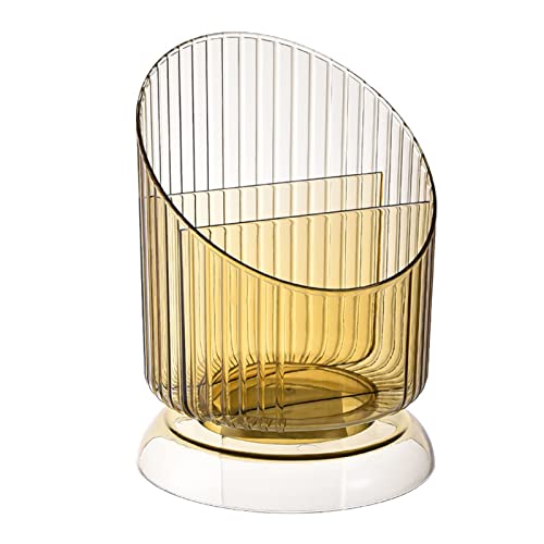 Fictory Make-up-Pinselhalter, Organizer, transparenter Kunststoffbecher für Pinsel, Stifte, Bleistifte, Gold, freie Größe, hält Ihren Schminktisch ordentlich und stilvoll Fictory Make-up-Pinselhalter, Organizer, transparenter Kunststoffbecher für Pinsel, Stifte, Bleistifte, Gold, freie Größe, hält Ihren Schminktisch ordentlich und stilvoll von Fictory