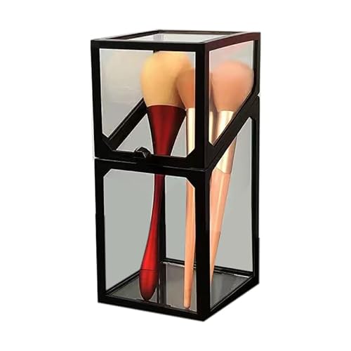 Fictory Make-up-Pinselhalter – tragbare, wasserdichte, staubdichte Aufbewahrungsbox für Frauen, schwarzes vierseitiges Design, hält Pinsel sauber und organisiert Fictory Make-up-Pinselhalter – tragbare, wasserdichte, staubdichte Aufbewahrungsbox für Frauen, schwarzes vierseitiges Design, hält Pinsel sauber und organisiert von Fictory