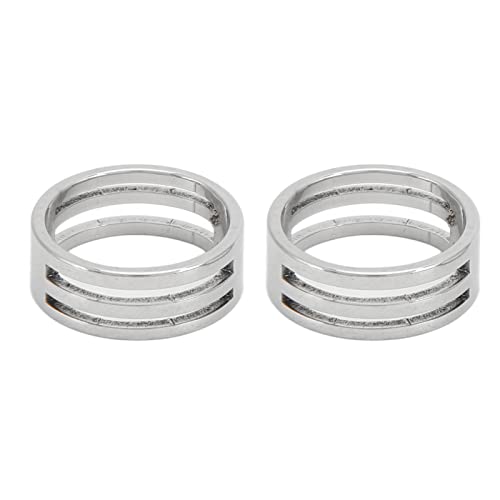 Fictory Verstellbare Edelstahlringe für selbstgemachten Schmuck, handgefertigt, 18 mm innen, 2 Stück Fictory Verstellbare Edelstahlringe für selbstgemachten Schmuck, handgefertigt, 18 mm innen, 2 Stück von Fictory