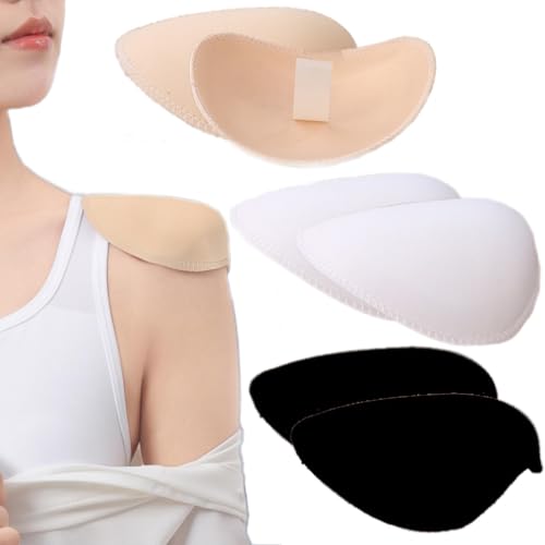 3 Paar Atmungsaktive Schaumstoff-Pads – Schulterverstärker Für Blazer,schulterpolster Damen 80er,schulterpolster Damen Schwarz,kleidungs-schulterpolster,weicher Schulterpolster-riemen,shooting Schulte von Ficugxd