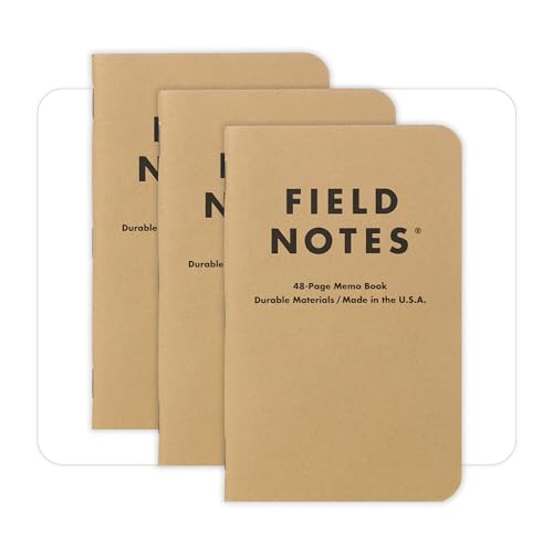 Field Notes Notizbuch, blanko, 3 Stück von Field Notes