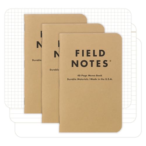 Field Notes Notizbuch, sortiert, 3er-Pack Field Notes Notizbuch, sortiert, 3er-Pack von Field Notes