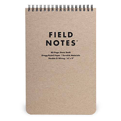 Field Notes Steno Block - 80 Seiten - 15 cm x 23 cm von Field Notes