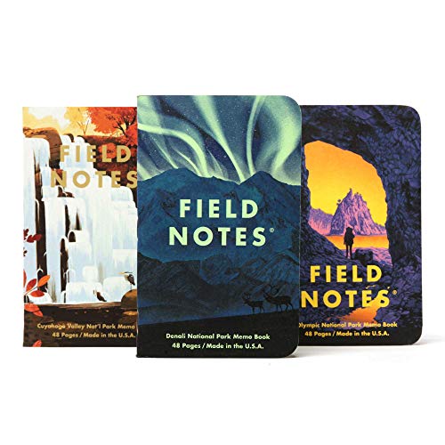 Field Notes: National Parks Serie (Serie E - Denali, Cuyahoga, Olympic) von Field Notes
