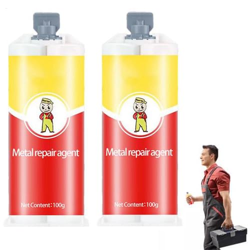 2 Stück Metall Kleber, Metall Sekundenkleber Extra Stark, Wasserdichte Kleber Für Metalls, Industriedichtstoffe Für Acrylzement, Haushaltsgeräte, Edelstahl 2 Stück Metall Kleber, Metall Sekundenkleber Extra Stark, Wasserdichte Kleber Für Metalls, Industriedichtstoffe Für Acrylzement, Haushaltsgeräte, Edelstahl von Fierudeng