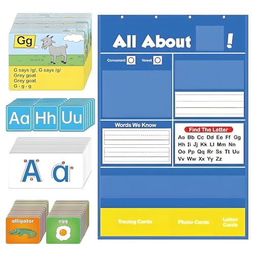Fierudeng Alphabet-Taschentabelle, Alphabet-Buchstaben-Lerntaschentabelle, interaktives Buchstaben-Handschrift-Übungswerkzeug für Vorschule, Zuhause, Schule, Klassenzimmer Fierudeng Alphabet-Taschentabelle, Alphabet-Buchstaben-Lerntaschentabelle, interaktives Buchstaben-Handschrift-Übungswerkzeug für Vorschule, Zuhause, Schule, Klassenzimmer von Fierudeng