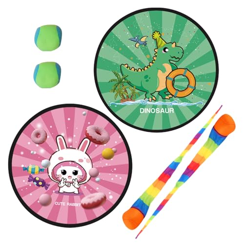 Fierudeng - und Fangball-Set | Und Fang Spielzeug | Strandspielzeug Outdoor Spiel Für Kinder Garten Schule Familie Park Camping Draußen von Fierudeng