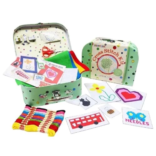 Fiesta - CREA Koffer mit Kreuzstich (098CROSS) von Buttonbag