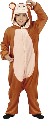 Fiestas Guirca Affen Unisex Jumpsuit für Kinder aus kuscheligem Plüschstoff - Alter 7-9 - Affen Kuschelanzug Kinder - Lustiger Tier Onesie Kostüm für Jungen u. Mädchen Karneval, Fasching, Fastnacht Fiestas Guirca Affen Unisex Jumpsuit für Kinder aus kuscheligem Plüschstoff - Alter 7-9 - Affen Kuschelanzug Kinder - Lustiger Tier Onesie Kostüm für Jungen u. Mädchen Karneval, Fasching, Fastnacht von Fiestas Guirca