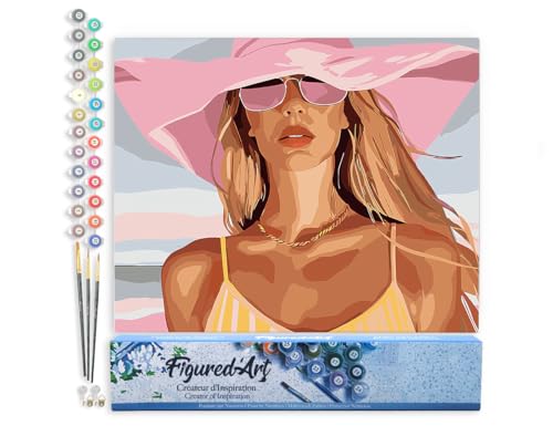 Figured'Art Malen Nach Zahlen Erwachsene Sonnentags-Charme - Paint by Numbers Basteln DIY Bastelset 40x50cm ohne Holzrahmen Figured'Art Malen Nach Zahlen Erwachsene Sonnentags-Charme - Paint by Numbers Basteln DIY Bastelset 40x50cm ohne Holzrahmen von Figured'Art