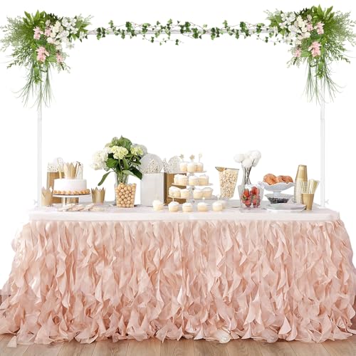 Fiita Verstellbarer Tischständer mit Klemmen 120 cm -320 cm Länge, Metall, verzierter Blumen-Tischbogen für Hochzeit, Party-Dekoration Bogen Geburtstagsfeier Jubiläum Weihnachtsdekoration Zubehör Fiita Verstellbarer Tischständer mit Klemmen 120 cm -320 cm Länge, Metall, verzierter Blumen-Tischbogen für Hochzeit, Party-Dekoration Bogen Geburtstagsfeier Jubiläum Weihnachtsdekoration Zubehör von Fiita
