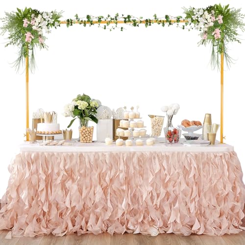 Fiita Verstellbarer Tischständer mit Klemmen 120 cm -320 cm Länge, Metall, verzierter Blumen-Tischbogen für Hochzeit, Party-Dekoration Bogen Geburtstagsfeier Jubiläum Weihnachtsdekoration Zubehör Fiita Verstellbarer Tischständer mit Klemmen 120 cm -320 cm Länge, Metall, verzierter Blumen-Tischbogen für Hochzeit, Party-Dekoration Bogen Geburtstagsfeier Jubiläum Weihnachtsdekoration Zubehör von Fiita
