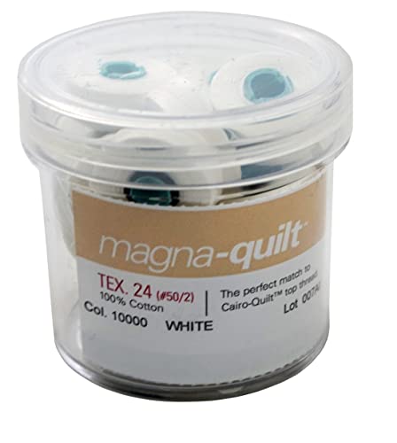 Fil-Tec FT-MQL-10000 Prewound Bobbin Magna Quilt Spulenglas, Weiß von Fil-Tec