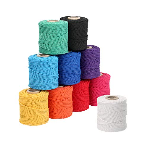 Filani Lieblingsgarn - Makramee Set Rainbow aus 10 x Premium Garn 1mm Filani Lieblingsgarn - Makramee Set Rainbow aus 10 x Premium Garn 1mm von Filani