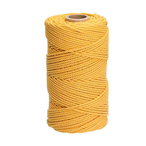 Filani Lieblingsgarn - Premium Makramee Garn 3 mm x 120 m aus Baumwolle in Mustard Filani Lieblingsgarn - Premium Makramee Garn 3 mm x 120 m aus Baumwolle in Mustard von Lieblingsgarn