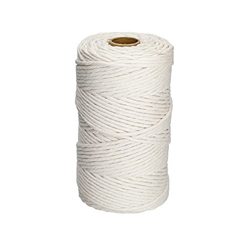 Filani Lieblingsgarn - Premium Makramee Garn aus Baumwolle 3mm Single Twist Nature Filani Lieblingsgarn - Premium Makramee Garn aus Baumwolle 3mm Single Twist Nature von Filani